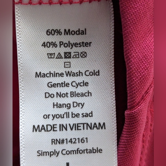 Women's Raspberry Perfect Tee - Picture 5 of 5